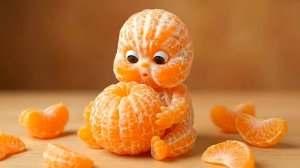 Милые или жуткие? Искусственный интеллект фруктовые мальчишки едят и танцуют приятное ASMR-видео