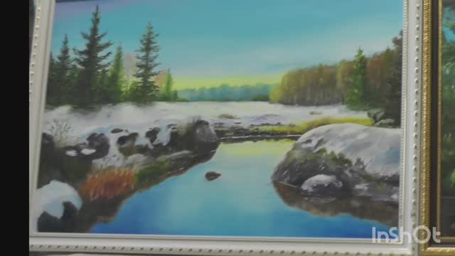 Обзор нарисованных картин в эту зиму.