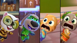 Говорящий Том бег за золотом, гонка на время, герои. Сборник. новая серия.Бегите, прыгайте и мчитесь