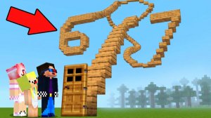 ☝️МЫ НАШЛИ САМУЮ ДЛИННУЮ ЛЕСТНИЦУ В МАЙНКРАФТ! ШЕДИ МЕН MINECRAFT