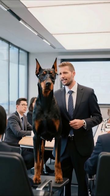 Смешные моменты с собакой в офисе собака юмор