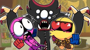 РАДУЖНЫЕ ДРУЗЬЯ - СНОВА В ШКОЛУ!   Poppy Playtime Rainbow Friends - Анимации на русском