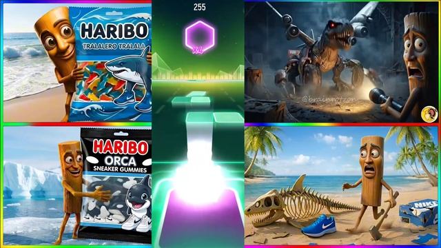 BRAINROT HARIBO МАШИНА МАККУИНА BRAINROT HARIBO 2 BRAINROT FRIENDS - Tiles Hop E