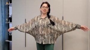 Блузка ЛЕТУЧАЯ МЫШЬ.  Обзор готового изделия.