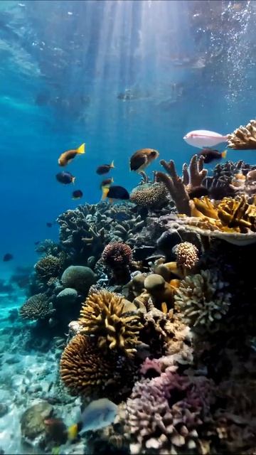 Подводный мир: красота коралловых рифов #океан #природа #подводнаяфотография