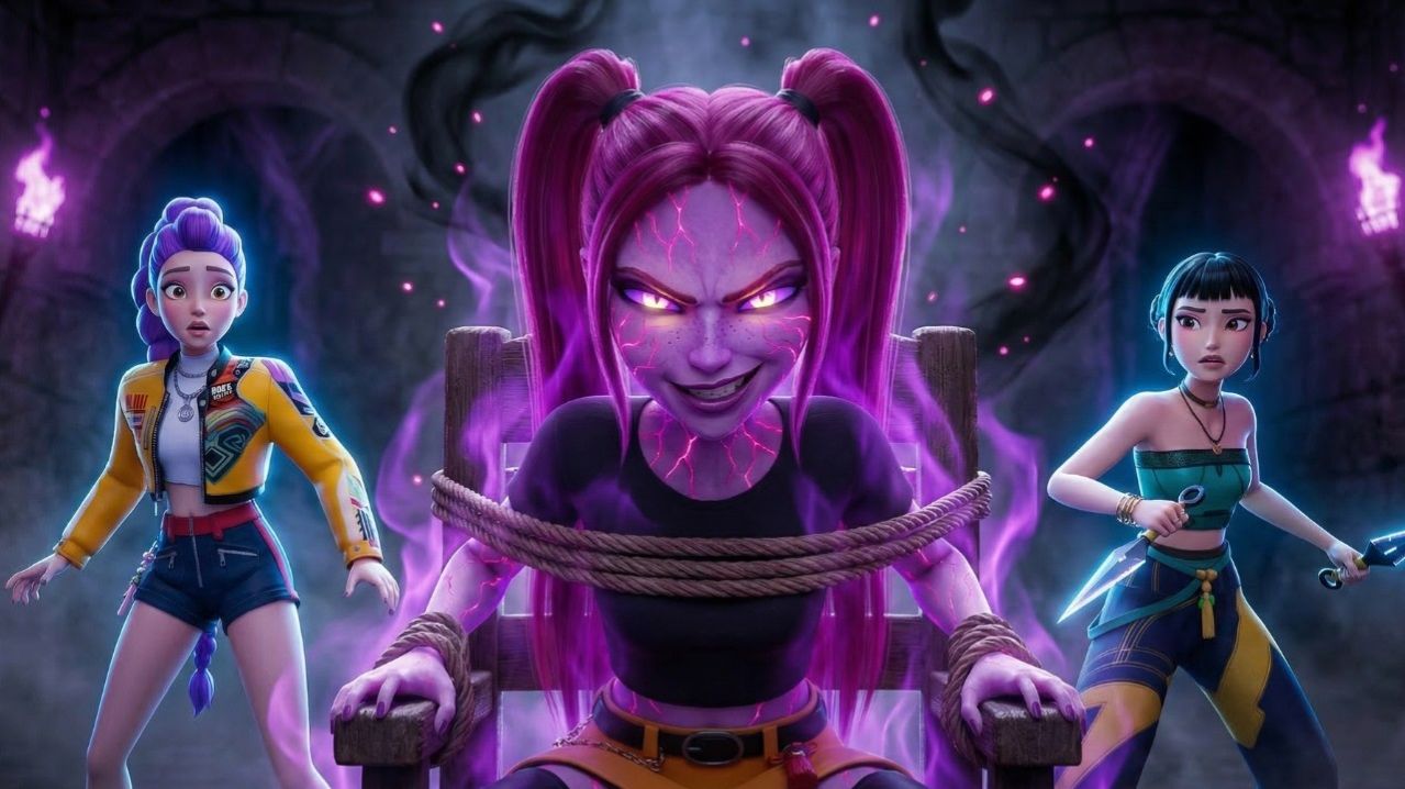 Почему Мира превратилась в демона?! 👿 K-pop аниме «Охотники на демонов» 💟