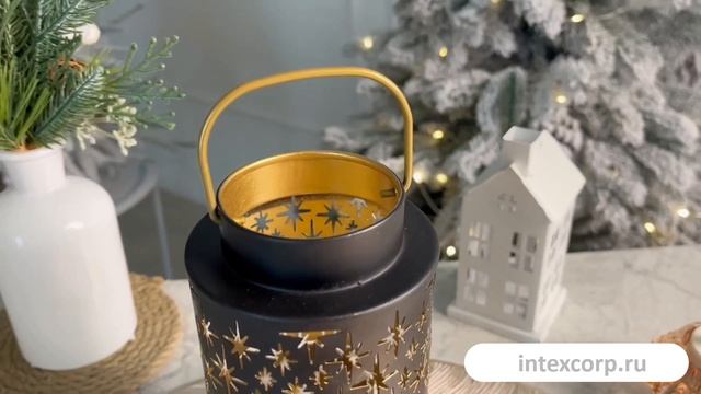 Подсвечник-фонарь ЛАММЕ металл 16 см ASH512110-2