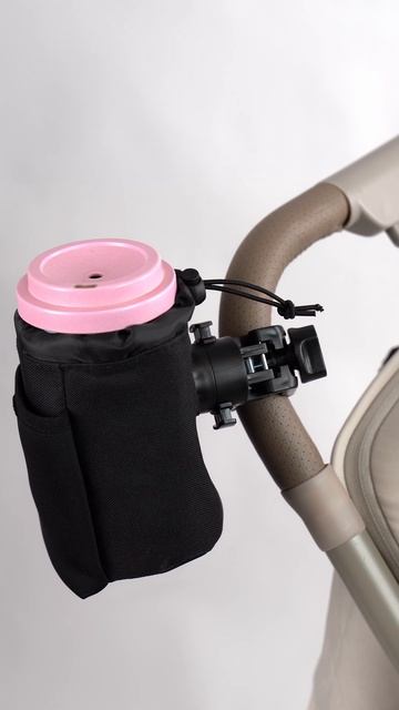 40096_Термоподстаканник_black  Happy Baby