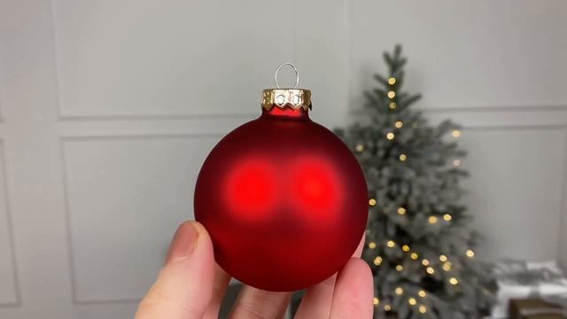 Набор стеклянных шаров Коллекция РОМАНТИЧНЫЙ КОНТРАСТ, матовые, 60 мм, 20 шт., 142254