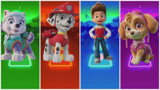 Райдер из Щенячьего патруля в Tiles Hop! 🐾 Эпичный забег под музыку Coffin Dance