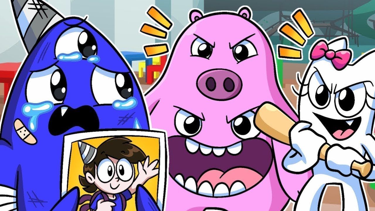 ГРУСТНАЯ ИСТОРИЯ НАБ НАБА!   Garten of Ban Ban 3 - Анимации на русском