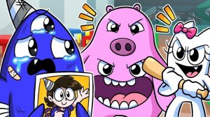 ГРУСТНАЯ ИСТОРИЯ НАБ НАБА!   Garten of Ban Ban 3 - Анимации на русском