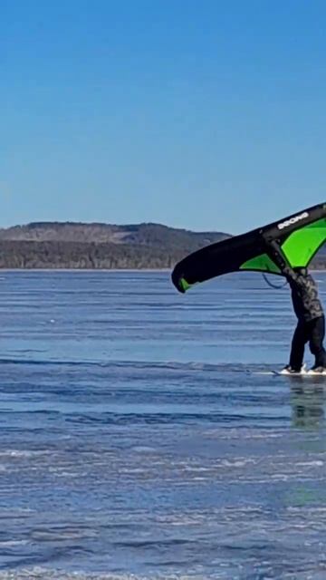 СНОУКАЙТИНГ: как я научился за 5 дней ❄️ Кайт обучение с нуля | Братское море