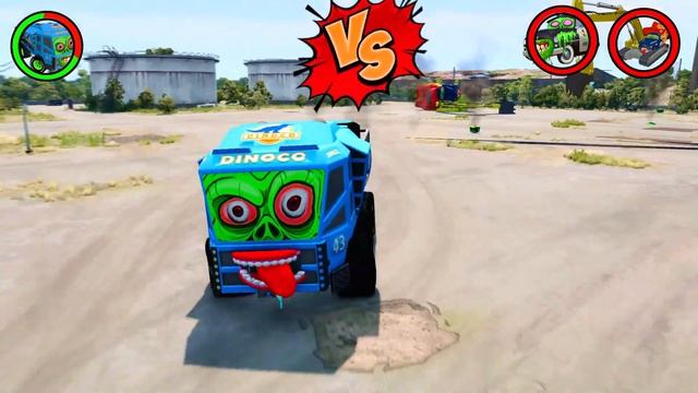 КОРОЛЬ ПРЕВРАТИЛСЯ В УЖАСНОГО КОРОЛЬ-МОНСТР 6-КОЛЕСНЫЙ ЗОМБИ BeamNG Drive