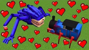 ШИН СОНИК ❤️ ТОМАС.EXE СМЕШИВАЕМ В МАЙНКРАФТЕ