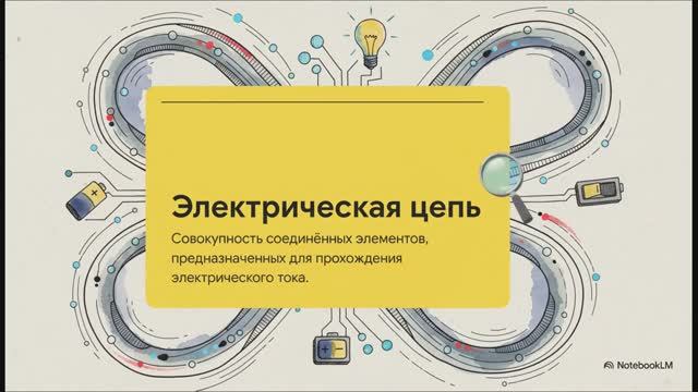 Физика 8 класс параграф 35 Электрическая цепь и её составные части