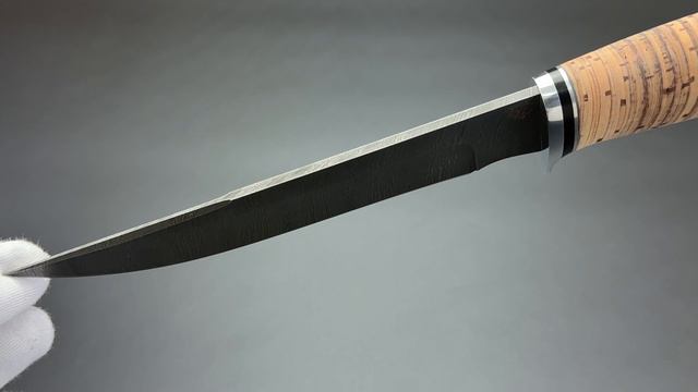 Нож «Лис» из алмазки от Кузницы Медведь