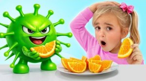 История Алисы для детей о микробах: Будьте здоровы и мойте руки!