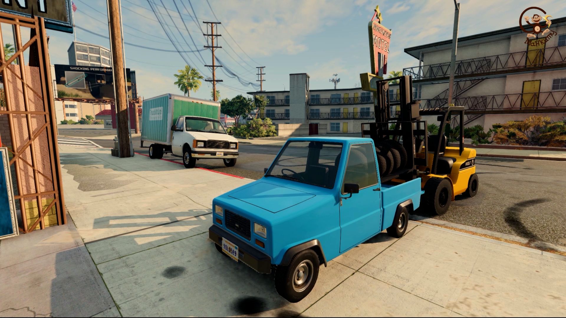 Мультик про машинки. Зелёный и Синий грузовичок. МанкиМуль