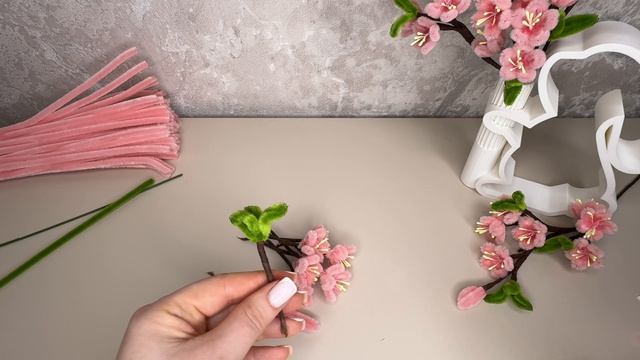 ЦВЕТЫ ИЗ СИНЕЛЬНОЙ ПРОВОЛОКИ 