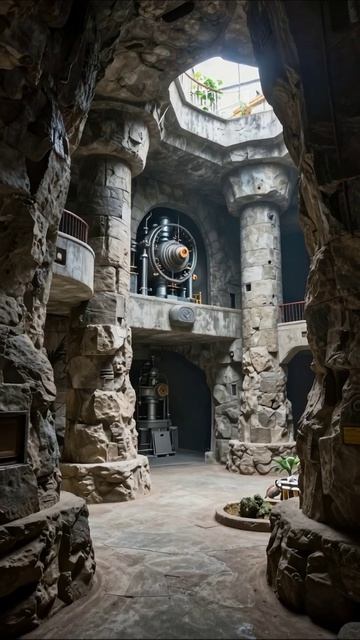 Загадочная подземная база: исследуем таинственное царство архитектура подземелье технологии при