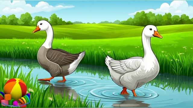 Два весёлых гуся