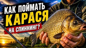 Трофейный мормышинг. Карась на спиннинг.