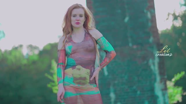 The London Fashion Week Model Inga catwalk pretty