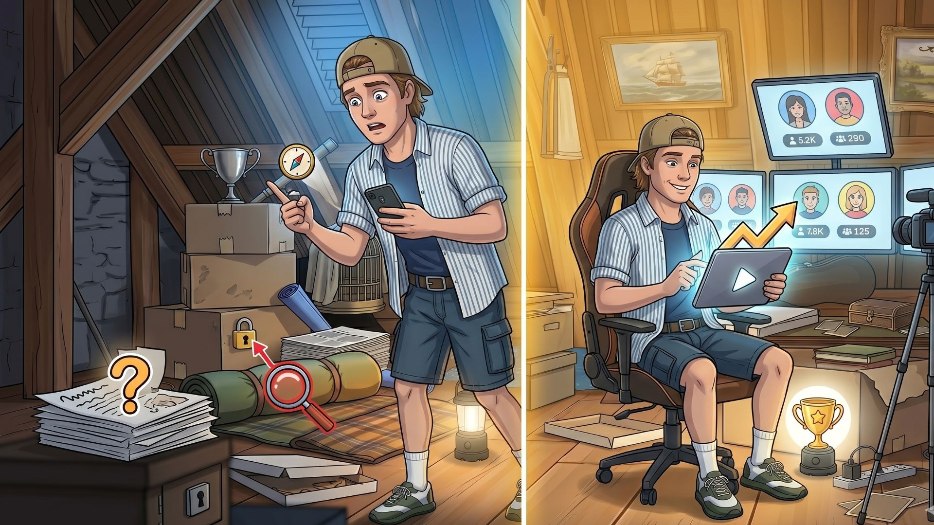 Я тайно жил на чердаке популярных сестер и случайно раскрыл их главную тайну