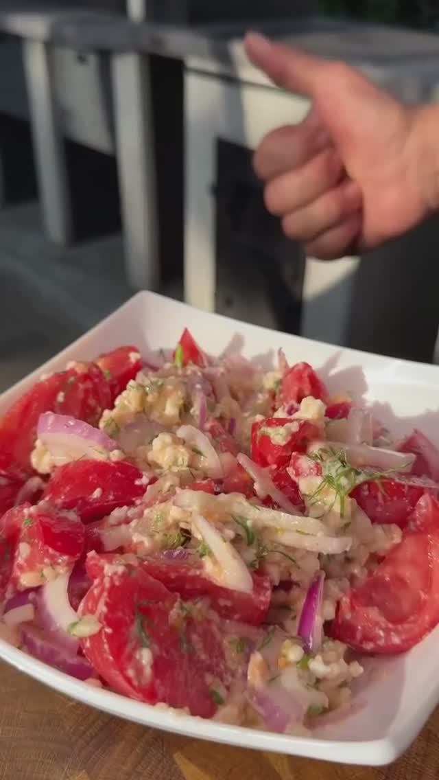 Вкусный салат с помидорами 🍅