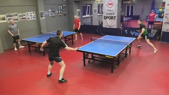 Закзун В. (706) - Филиппов А. (661) 21.04 настольный теннис 400+ ЛИГИ турнир СПб