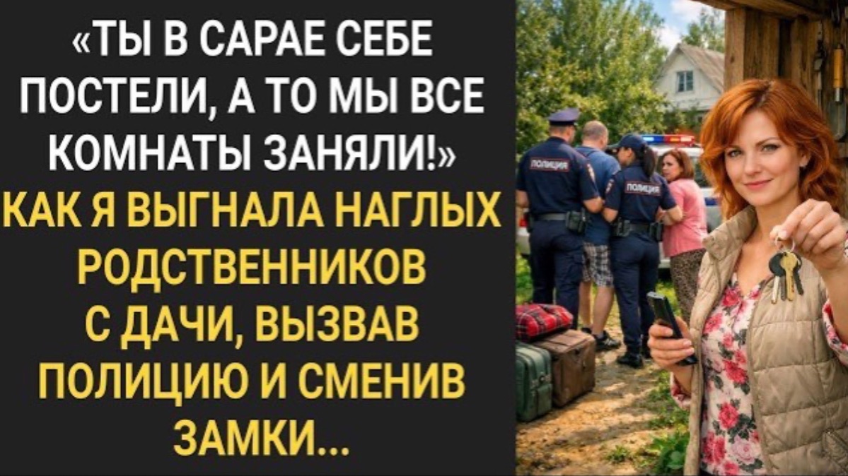 Как я выгнала наглых родственников с дачи, вызвав полицию и сменив замки!