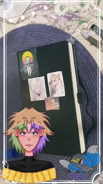 обклеиваю обложку скетчбука