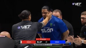 3RD GENERATION PRO WRESTLER GOES BEAST MODE!!! | Power Slap 19: Anoai vs Singh | FULL MATCH