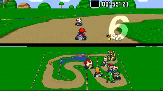 [SNES] Super Mario Kart (1992) [bsnes_hd_beta_10_6]