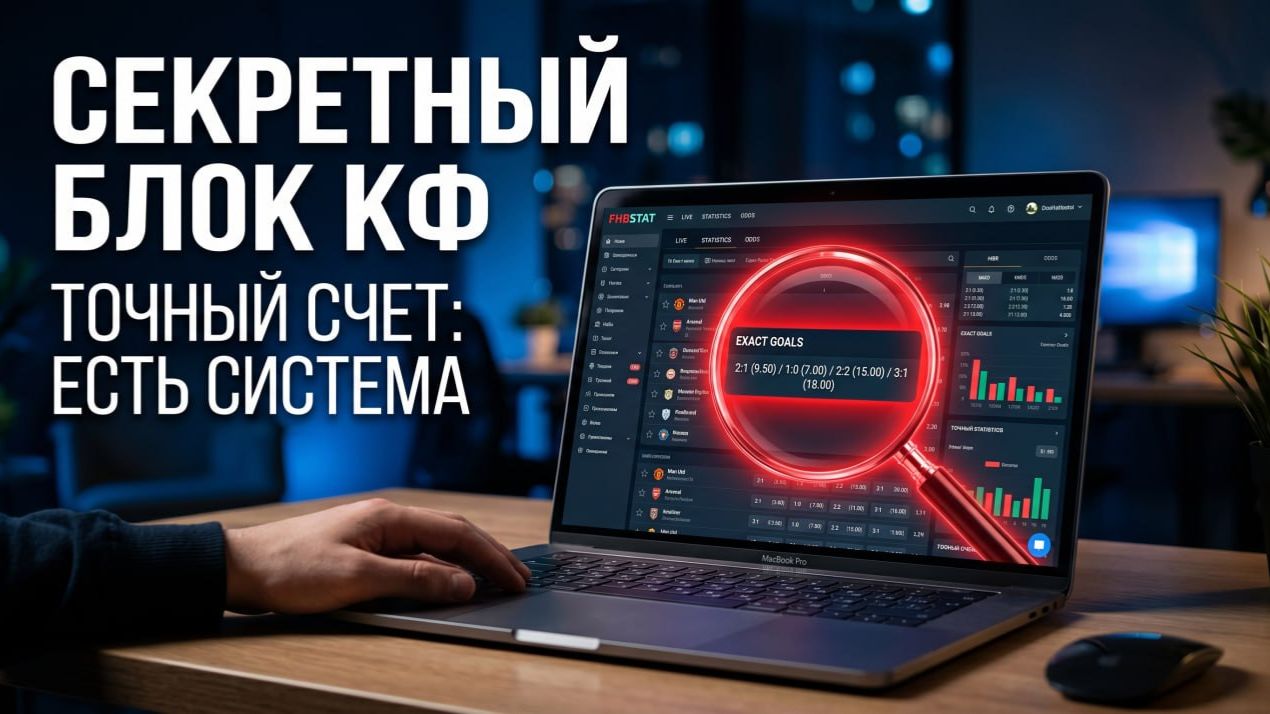 ПРОРЫВ В СТАВКАХ: Как КФ-анализ Точного количества голов раскрывает сценарий матча?