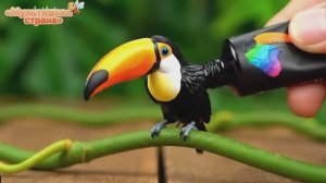 Оживающие животные из красок. Реалистичная ИИ - анимация.