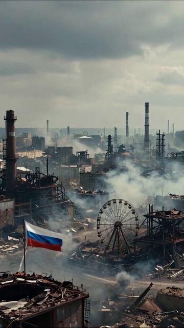 Печальные руины: заброшенный город и уходящие мечты разрушение безысходность пустота