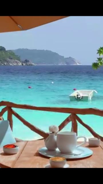 🎵 Атмосфера приморского кафе | Босса-нова и звуки морских волн для учебы и отдыха 🌊