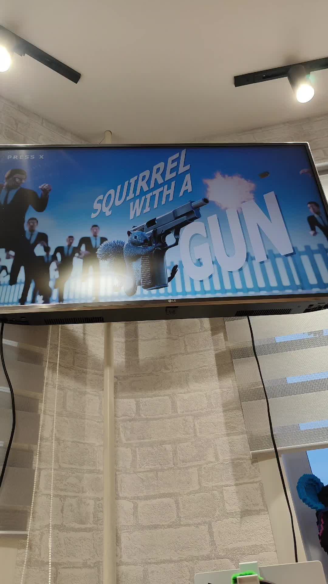 играем в белку с пистолетом