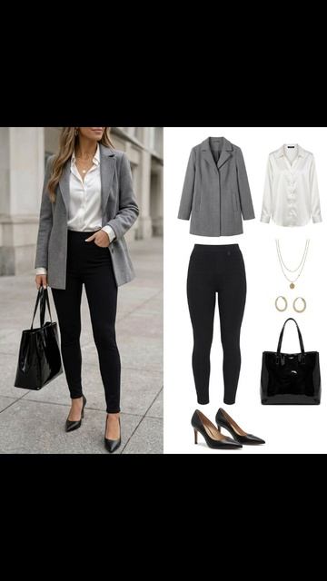 Весенняя капсула с джеггинсами скинни