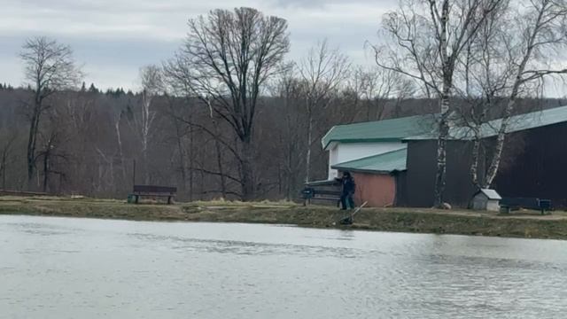 ещё одна форель в подсаке