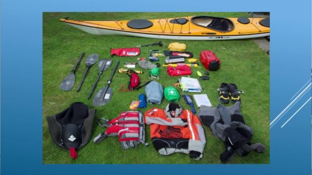 Безопасность на каяке по гладкой воде