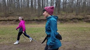 Соревнования по северной ходьбе прошли в СОК «Белогорье» по инициативе волонтёров ОЭМК