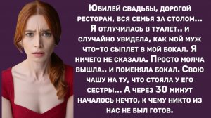 Истории из жизни | Увидела, как муж что-то сыплет в мой бокал.. | Аудио рассказы | Жизненные истории