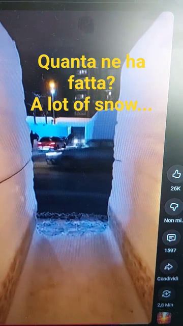 a lot of snow? quanta ne ha fatta? #mongoliawinter