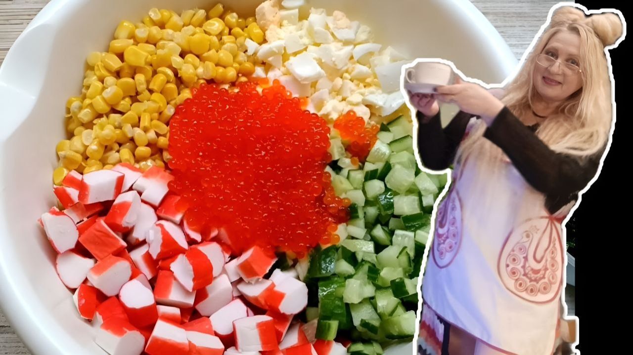 Весенний Салат из Крабовых Палочек! Тот Самый, Только Лучше!