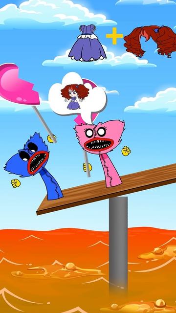 MIX & MATCH CHALLENGE! Can Huggy and Missy Brew The Perfect Love Potion - Poppy Playtime