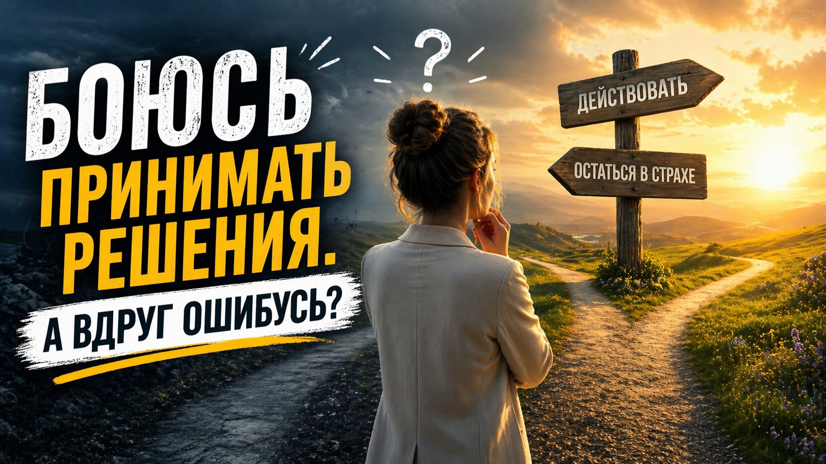 БОЮСЬ ПРИНИМАТЬ РЕШЕНИЯ... А ВДРУГ ОШИБУСЬ?