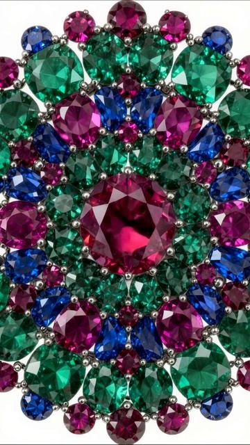 Искусство ювелирного дизайна: яркие камни и их сочетание #ювелирныеизделия #дизайн #камни